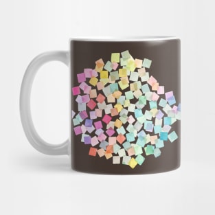 Confetti Plaids Party Rainbow Mug